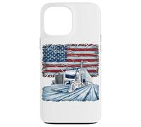 Carcasa para iPhone 13 Pro MAX Truck Driver Trucker Camiseta Hombre Papá Big Rig American