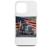 Carcasa para iPhone 13 Pro MAX Truck Driver Trucker Camiseta Hombre Papá Big Rig American