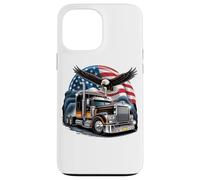 Carcasa para iPhone 13 Pro MAX Truck Driver Trucker Camiseta Hombre Papá Big Rig American
