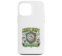 Carcasa para iPhone 13 Pro MAX Turno Nocturno Guerrero Café Energía Mentalidad