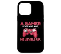 Carcasa para iPhone 13 Pro MAX Un Gamer no envejece Sube de Nivel lujuria Gaming