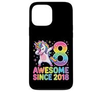 Carcasa para iPhone 13 Pro MAX Unicornio Arcoiris Ocho con Awesome Since 2018