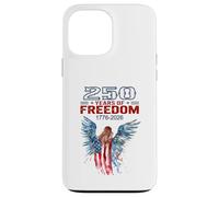 Carcasa para iPhone 13 Pro MAX USA 250 Aniversario celebra ángel patriótico y Bandera