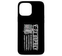 Carcasa para iPhone 13 Pro MAX V-22 Osprey Bandera Americana Helicóptero Militar Camo V22