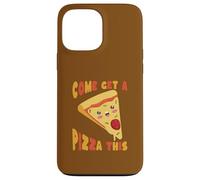 Carcasa para iPhone 13 Pro MAX Ven a Buscar una Pizza Este Lindo y Divertido Kawaii