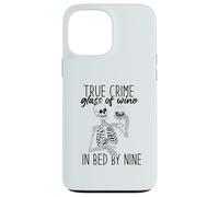 Carcasa para iPhone 13 Pro MAX Verdadero Crime Copa DE Vino EN LA Cama por Nueve Esqueleto Fan Meme
