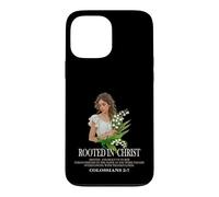 Carcasa para iPhone 13 Pro MAX Verso bíblico Cristiano de Rooted In Christ Lovely Lady & Lilly