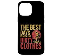 Carcasa para iPhone 13 Pro MAX Vida de Detectorista The Best Days End In Dirty Clothes