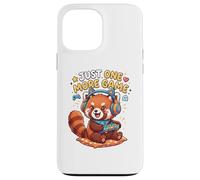 Carcasa para iPhone 13 Pro MAX Video Gaming Just One More Game Gaming Red Panda
