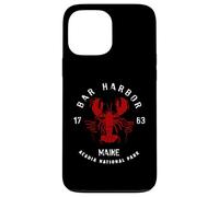 Carcasa para iPhone 13 Pro MAX Vintage Acadia National Park Bar Harbor Maine Langosta Divertido