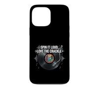 Carcasa para iPhone 13 Pro MAX Vinyl Record Collector Spin It Loud Love The Crackle