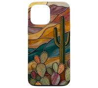 Carcasa para iPhone 13 Pro MAX Vitral Cactus Artful Trendy
