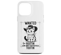 Carcasa para iPhone 13 Pro MAX Wanted for Rootin Most Definitely Tootin Cowboy Cat Farting