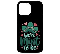 Carcasa para iPhone 13 Pro MAX We're Mint To Be Cute Love Pun Pareja Día de San Valentín