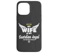 Carcasa para iPhone 13 Pro MAX Wife Is My Angel She Watches Over Me In Memory