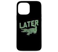 Carcasa para iPhone 13 Pro MAX Wild Animal Crocodile Funny Alligator Later Gator