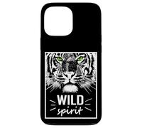 Carcasa para iPhone 13 Pro MAX Wild Spirit Tiger Quotes Summer Illustration Graphic Design