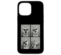 Carcasa para iPhone 13 Pro MAX Wolf PhotoBooth Gafas de Sol Divertido Dab Amante de los