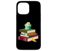 Carcasa para iPhone 13 Pro MAX Womens Kids Girls Reading Books Happy Parakeet Lover