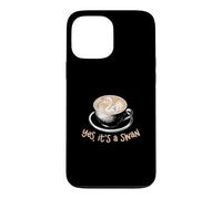 Carcasa para iPhone 13 Pro MAX Yes It's A Swan Funny Barista Latte Artist para Los Amantes del Café