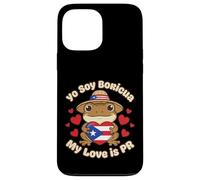 Carcasa para iPhone 13 Pro MAX Yo Soy Boricua Mi Amor es PR Rana Coquí Puerto Rico