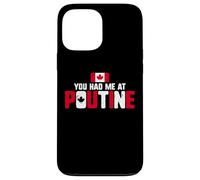 Carcasa para iPhone 13 Pro MAX You Had Me At Poutine Canadian Fries Canada Flag Home Pride