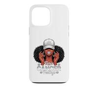 Carcasa para iPhone 13 Pro MAX Zodiac Cancer Inspired Afro Women White Grey Cap Black Girl