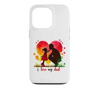 Carcasa para iPhone 13 Pro Me Encanta el cumpleaños de mi papá, papá, día del Padre, Papi, Papi, Papi, Papi