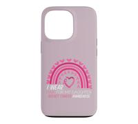 Carcasa para iPhone 13 Pro Me Pongo Rosa para la concienciación sobre el cáncer de Mama de mi Hija