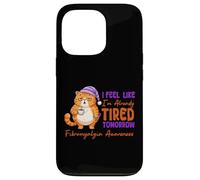 Carcasa para iPhone 13 Pro Me Siento como si ya estuviera Cansado mañana Conciencia de la Fibra