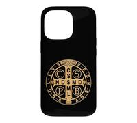 Carcasa para iPhone 13 Pro Medalla de San Benito Pax Paz y Protección