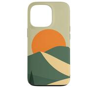 Carcasa para iPhone 13 Pro Medio Siglo Montaña Puesta del Sol Paisaje