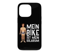 Carcasa para iPhone 13 Pro Mein Bike ist Mein Solarium Radfahrer Mountainbiker
