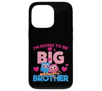 Carcasa para iPhone 13 Pro Men's Boys Kids I'm Going To Be A Big Brother Graphic Design