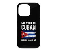 Carcasa para iPhone 13 Pro Mi Esposa Es Cubana Nada Asustarme Vintage Freedom Free Cuba