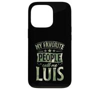 Carcasa para iPhone 13 Pro Mi Gente Favorita me Llama Luis Nombre Personalizado
