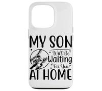 Carcasa para iPhone 13 Pro Mi Hijo te estará Esperando en casa béisbol