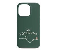 Carcasa para iPhone 13 Pro Mi potencial Positividad Motivación Autoestima Minimalista