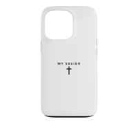 Carcasa para iPhone 13 Pro Mi Salvador Minimalista Fe Jesús Cool Christian
