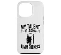 Carcasa para iPhone 13 Pro Mi Talento está perdiendo 10MM Sockets Car Guy Meme Mecánico de Coches