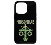 Carcasa para iPhone 13 Pro Midsommar Sueco Suecia Wicca Wicca Paganismo Solsticio Verano