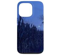 Carcasa para iPhone 13 Pro Midwest Gothic Aesthetic Rural Appalachia Moon Corn Field