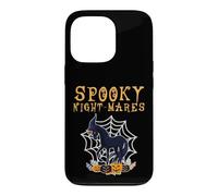 Carcasa para iPhone 13 Pro Miedo Halloween Unicornio Amante de Caballos Spooky Night-Mares