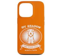Carcasa para iPhone 13 Pro Miniature Schnauzer My Dog is My Shadow Funny Pet Dog Lover