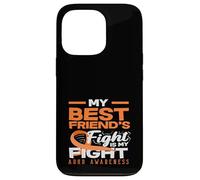 Carcasa para iPhone 13 Pro Mis Mejores Amigos La Lucha es mi Lucha Conciencia sobre el TDAH Naranja
