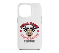Carcasa para iPhone 13 Pro Misha Moose Mishaoblast Divertido Soviético Retro Propaganda
