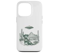 Carcasa para iPhone 13 Pro Misterioso Sombrero de Gato Grande no identificado artesanía Escena árida