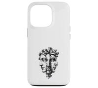 Carcasa para iPhone 13 Pro Mitología Griega Tres Rostros Arte Clásico