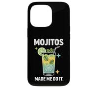 Carcasa para iPhone 13 Pro Mojitos Made Me Do It Cóctel Lima Mentas