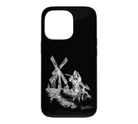 Carcasa para iPhone 13 Pro Molinos de Viento de Lucha Don Quijote